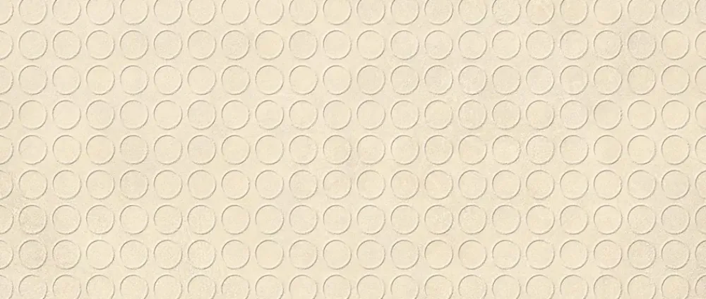 Ro'Ma Carrelage Carrelage effet Béton 3D Beige Coquille Circles 120x50x1 cm Mat Stavira - Mur intérieur (vendu par carton de 1,8 m²) - RO'MA CARRE- Carrelage Mural Effet Béton