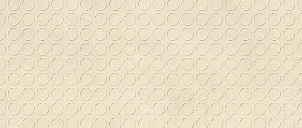 Ro'Ma Carrelage Carrelage effet Béton 3D Beige Coquille Circles 120x50x1 cm Mat Stavira - Mur intérieur (vendu par carton de 1,8 m²) - RO'MA CARRE- Carrelage Mural Effet Béton