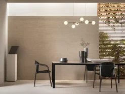 Ro'Ma Carrelage Carrelage Mural Effet Béton<Carrelage effet Béton 3D Beige Chanvre Draw 120x50x0,85 cm Mat Talvoro - Mur intérieur (vendu par carton de 1,8 m²) - RO'MA CARREL
