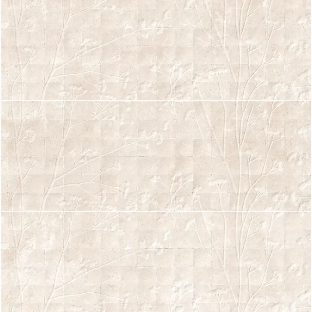 Ro'Ma Carrelage Carrelage Mural Effet Béton<Carrelage effet Béton 3D Beige Lin Flor 100x33,3x0,98 cm Montelis - Mur intérieur -
