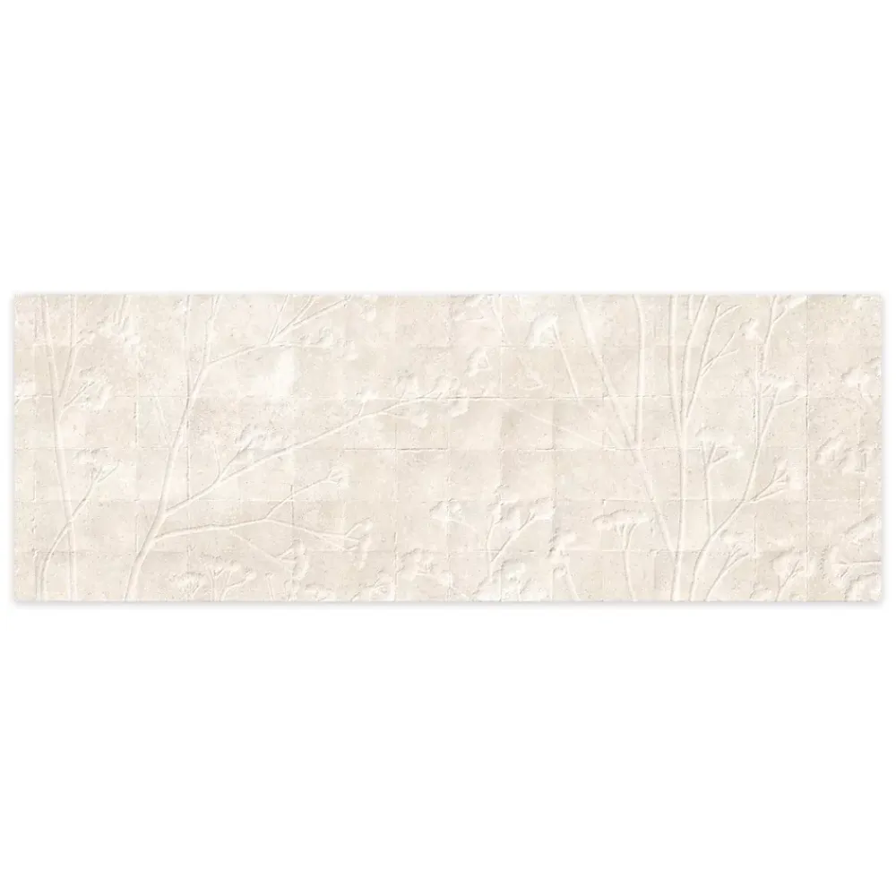 Ro'Ma Carrelage Carrelage Mural Effet Béton<Carrelage effet Béton 3D Beige Lin Flor 100x33,3x0,98 cm Montelis - Mur intérieur -