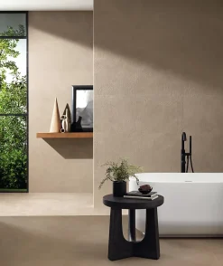 Ro'Ma Carrelage Carrelage Mural Effet Béton<Carrelage effet Béton 3D Brun Sable Moon 120x50x0,85 cm Mat Benzaro - Mur intérieur (vendu par carton de 1,8 m²) -