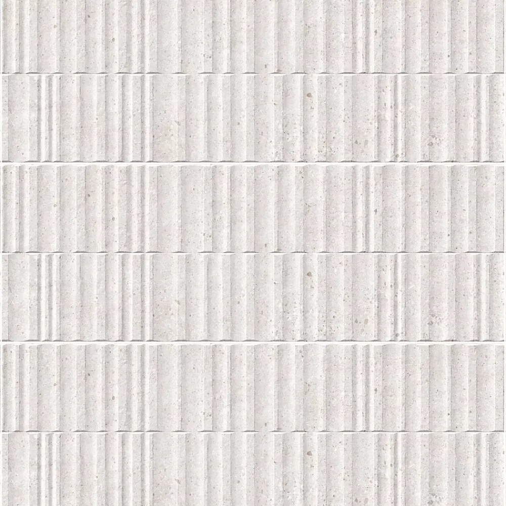 Ro'Ma Carrelage Carrelage Mural Effet Béton<Carrelage effet Béton 3D Gris Silver Estria 100x33,3x0,98 cm Arvelis - Mur intérieur -