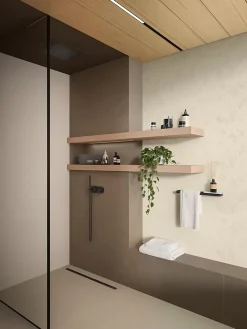 Ro'Ma Carrelage Carrelage effet Béton 3D Gris Ciment Art 120x50x0,85 cm Mat Talvoro - Mur intérieur (vendu par carton de 1,8 m²) -- Carrelage Mural Effet Béton