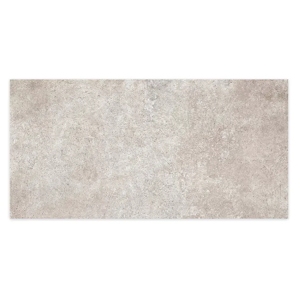 Ro'Ma Carrelage Carrelage effet Béton Greige 120x60x0,9 cm In&Out Montelis - Sol et mur intérieur et Sol extérieur -- Carrelage Sol Effet Béton