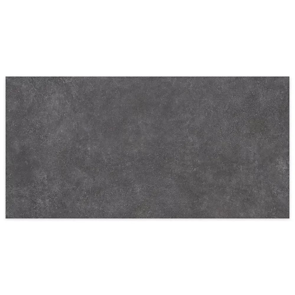 Ro'Ma Carrelage Carrelage effet Béton Gris Anthracite 151x75,5x0,9 cm In&Out Sorelan - Sol et mur intérieur et Sol extérieur -- Carrelage Sol Effet Béton