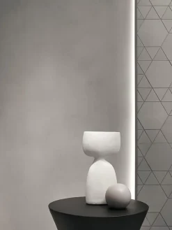 Ro'Ma Carrelage Carrelage effet Béton Gris Brume 278x120x0,6 cm Mat Montera - Mur intérieur (vendu par carton de 3,336 m²) -- Carrelage Mural Effet Béton