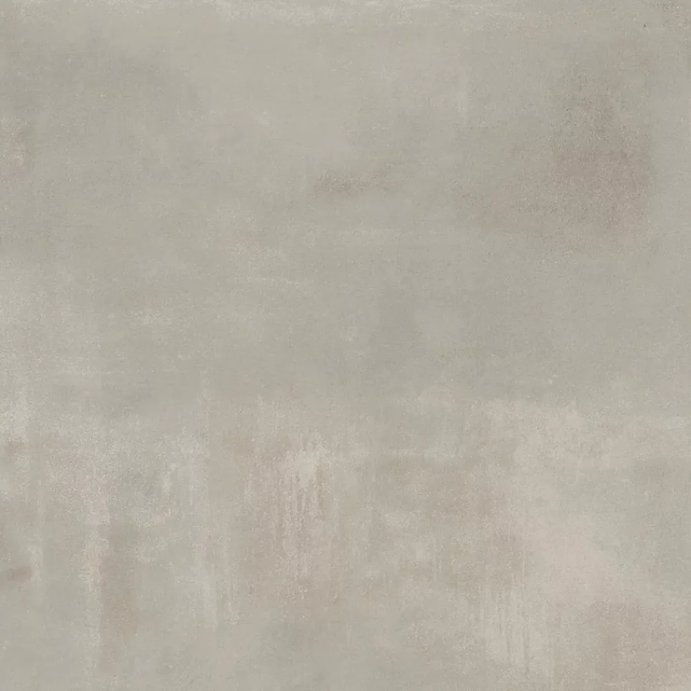 Ro'Ma Carrelage Carrelage effet Béton Gris Brume 80x80x0,9 cm Mat Gravino - Sol et mur intérieur (vendu par carton de 1,28 m²) -- Carrelage Sol Effet Béton
