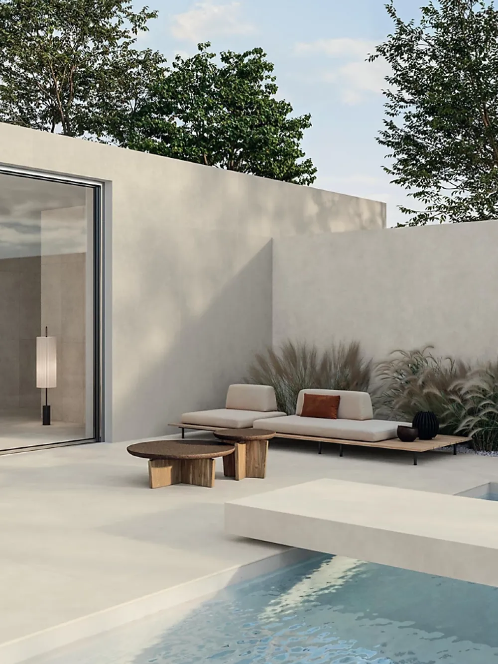 Ro'Ma Carrelage Carrelage Mural Effet Béton<Carrelage effet Béton Gris Perle 278x120x0,6 cm Mat Stavira - Mur intérieur (vendu par carton de 3,336 m²) -