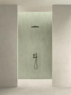 Ro'Ma Carrelage Carrelage effet Béton Vert Lichen Jungle 120x50x0,85 cm Mat Stavira - Mur intérieur (vendu par carton de 1,8 m²) -- Carrelage Mural Effet Béton