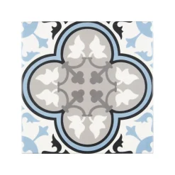 Ro'Ma Carrelage Carrelage Sol Effet Carreaux De Ciment<Carrelage effet Carreau ciment Berga 20x20x1,1 cm Cemira - Sol et mur intérieur (vendu au m²) -