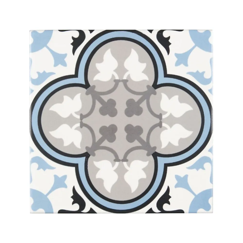 Ro'Ma Carrelage Carrelage Sol Effet Carreaux De Ciment<Carrelage effet Carreau ciment Berga 20x20x1,1 cm Cemira - Sol et mur intérieur (vendu au m²) -