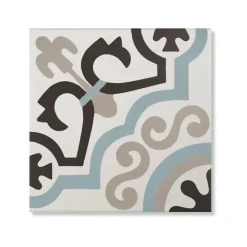 Ro'Ma Carrelage Carrelage Sol Effet Carreaux De Ciment<Carrelage effet Carreau ciment Sagas 20x20x1,1 cm Cemira - Sol et mur intérieur (vendu au m²) -