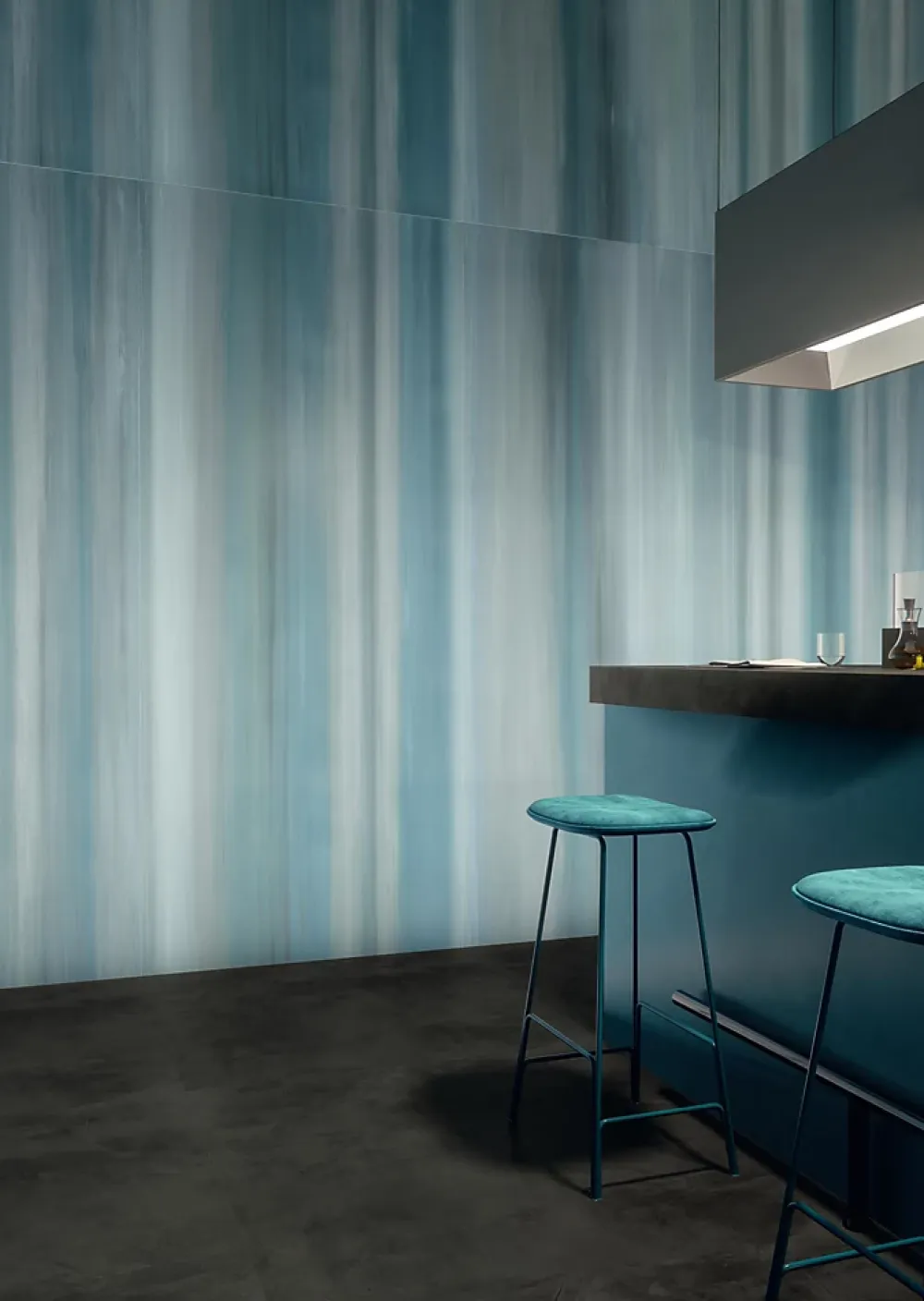 Ro'Ma Carrelage Carrelage effet Enduit Gradient Fusion 278x120x0,6 cm Mat Calviro - Mur intérieur (vendu par carton de 3,336 m²) -- Carrelage Mural Pour Douche|Carrelage Mural Uni