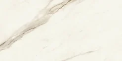 Ro'Ma Carrelage Carrelage effet Marbre Blanc Calacatta Sublime 120x60x0,6 cm Brillant Orsiano - Sol et mur intérieur (vendu par carton de 2,16 m²)- Carrelage Sol Effet Marbre