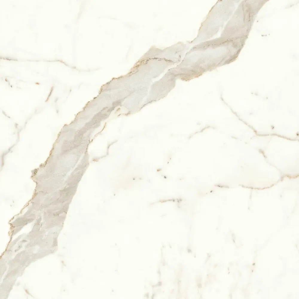 Ro'Ma Carrelage Carrelage Sol Effet Marbre<Carrelage effet Marbre Blanc Calacatta Prima 60x60x0,9 cm Brillant Faventa - Sol et mur intérieur (vendu par carton de 1,08 m²) -