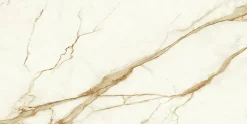 Ro'Ma Carrelage Carrelage Mural Effet Marbre<Carrelage effet Marbre Blanc Calacatta Supreme 240x120x0,9 cm Brillant Faventa - Mur intérieur (vendu par carton de 2,88 m²) - RO'