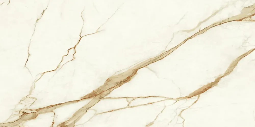 Ro'Ma Carrelage Carrelage Mural Effet Marbre<Carrelage effet Marbre Blanc Calacatta Supreme 240x120x0,9 cm Brillant Faventa - Mur intérieur (vendu par carton de 2,88 m²) - RO'