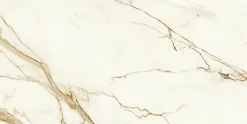Ro'Ma Carrelage Carrelage Mural Effet Marbre<Carrelage effet Marbre Blanc Calacatta Supreme 240x120x0,9 cm Brillant Faventa - Mur intérieur (vendu par carton de 2,88 m²) - RO'