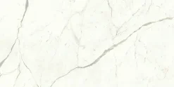 Ro'Ma Carrelage Carrelage Mural Pour Douche<Carrelage effet Marbre Blanc Calacatta Prima 240x120x0,9 cm Brillant Faventa - Mur intérieur (vendu par carton de 2,88 m²) - RO'MA