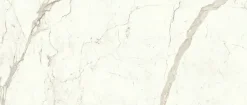 Ro'Ma Carrelage Carrelage effet Marbre Blanc Calacatta Prima 278x120x0,6 cm Silk Faventa - Mur intérieur (vendu par carton de 3,336 m²) - RO'MA CA- Carrelage Mural Effet Marbre