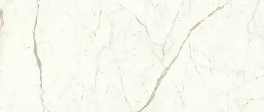 Ro'Ma Carrelage Carrelage effet Marbre Blanc Calacatta Prima 278x120x0,6 cm Silk Faventa - Mur intérieur (vendu par carton de 3,336 m²) - RO'MA CA- Carrelage Mural Effet Marbre