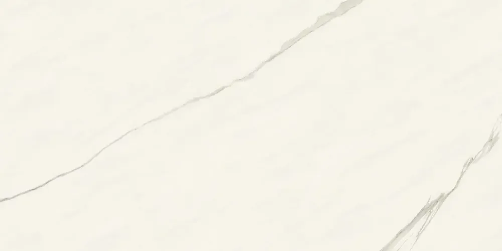 Ro'Ma Carrelage Carrelage effet Marbre Blanc Calacatta Armonia 240x120x0,9 cm Brillant Orsiano - Mur intérieur (vendu par carton de 2,88 m²) - RO'- Carrelage Mural Effet Marbre