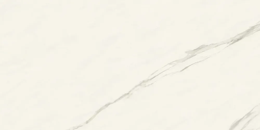 Ro'Ma Carrelage Carrelage effet Marbre Blanc Calacatta Armonia 240x120x0,9 cm Brillant Orsiano - Mur intérieur (vendu par carton de 2,88 m²) - RO'- Carrelage Mural Effet Marbre