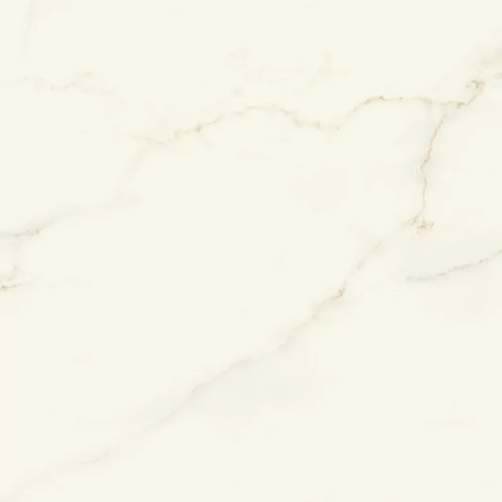 Ro'Ma Carrelage Carrelage effet Marbre Blanc Calacatta Divino 120x120x0,9 cm Silk Montira - Sol et mur intérieur (vendu par carton de 2,88 m²) - R- Carrelage Sol Effet Marbre