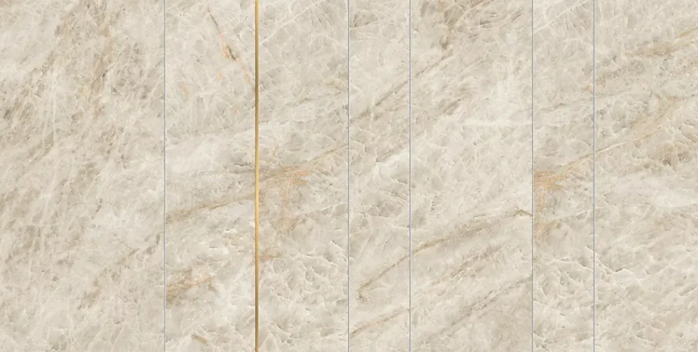 Ro'Ma Carrelage Carrelage effet Marbre Blanc Impérial Ridge 118,2x59,5x0,9 cm Velours Sorvella - Mur intérieur (vendu par carton de 0,70329 m²) -- Carrelage Mural Effet Marbre