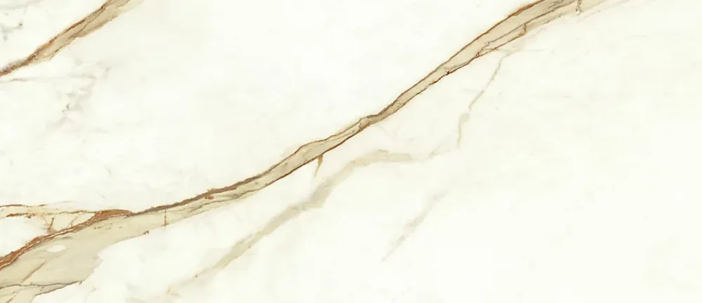 Ro'Ma Carrelage Carrelage effet Marbre Blanc Calacatta Supreme 120x50x0,85 cm Silk Faventa - Mur intérieur (vendu par carton de 1,8 m²) - RO'MA CA- Carrelage Mural Effet Marbre