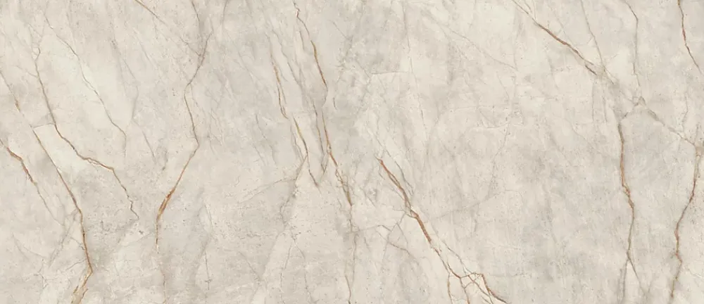 Ro'Ma Carrelage Carrelage effet Marbre Blanc Himalaya 278x120x0,6 cm Silk Sorvella - Mur intérieur (vendu par carton de 3,336 m²) - RO'MA CARRELAG- Carrelage Mural Effet Marbre