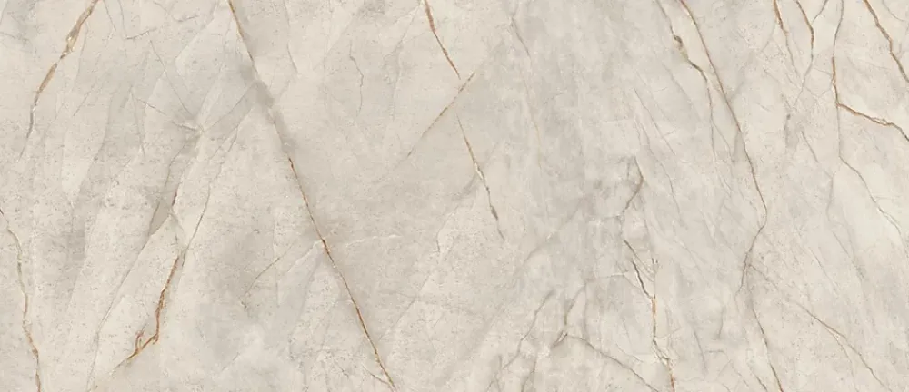 Ro'Ma Carrelage Carrelage effet Marbre Blanc Himalaya 278x120x0,6 cm Silk Sorvella - Mur intérieur (vendu par carton de 3,336 m²) - RO'MA CARRELAG- Carrelage Mural Effet Marbre