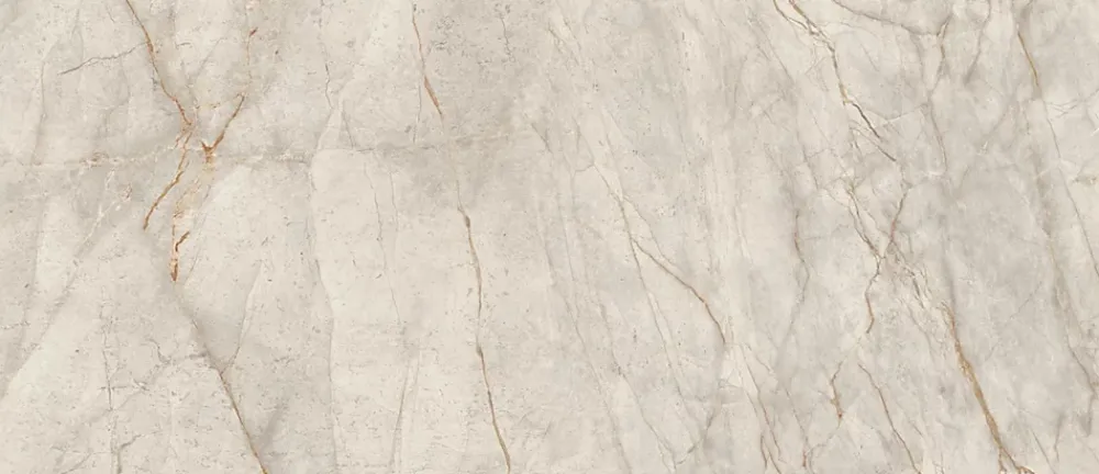Ro'Ma Carrelage Carrelage effet Marbre Blanc Himalaya 278x120x0,6 cm Silk Sorvella - Mur intérieur (vendu par carton de 3,336 m²) - RO'MA CARRELAG- Carrelage Mural Effet Marbre