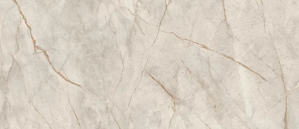 Ro'Ma Carrelage Carrelage effet Marbre Blanc Himalaya 278x120x0,6 cm Silk Sorvella - Mur intérieur (vendu par carton de 3,336 m²) - RO'MA CARRELAG- Carrelage Mural Effet Marbre