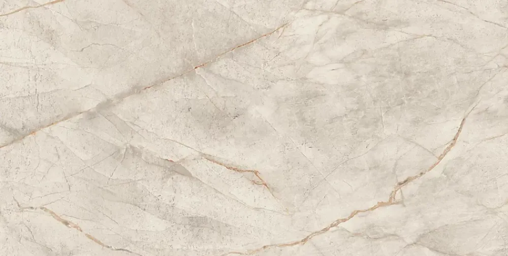 Ro'Ma Carrelage Carrelage effet Marbre Blanc Himalaya 240x120x0,9 cm Brillant Sorvella - Mur intérieur (vendu par carton de 2,88 m²) - RO'MA CARRE- Carrelage Mural Effet Marbre