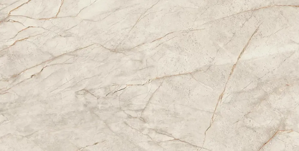 Ro'Ma Carrelage Carrelage effet Marbre Blanc Himalaya 240x120x0,9 cm Brillant Sorvella - Mur intérieur (vendu par carton de 2,88 m²) - RO'MA CARRE- Carrelage Mural Effet Marbre