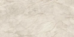 Ro'Ma Carrelage Carrelage effet Marbre Blanc Himalaya 240x120x0,9 cm Brillant Sorvella - Mur intérieur (vendu par carton de 2,88 m²) - RO'MA CARRE- Carrelage Mural Effet Marbre