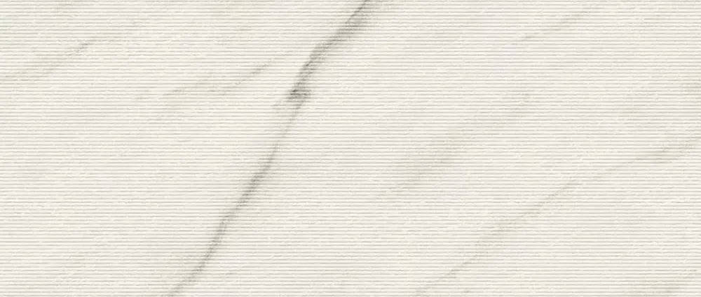 Ro'Ma Carrelage Carrelage Mural Effet Marbre|Carrelage Mural Pour Cuisine<Carrelage effet Marbre 3D Blanc Calacatta Armonia Stripe 120x50x0,85 cm Mat Venerio - Mur intérieur (vendu par carton de 1,8 m²) -