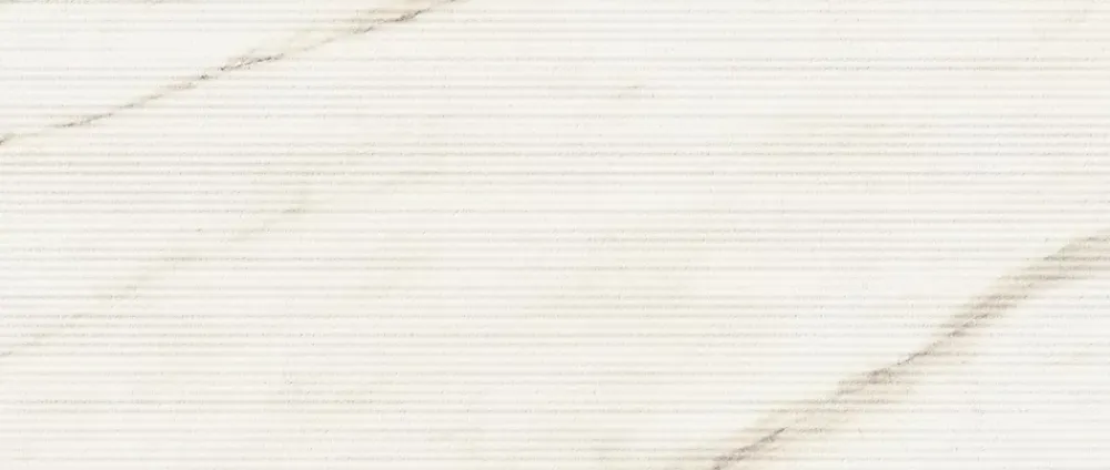 Ro'Ma Carrelage Carrelage effet Marbre 3D Blanc Calacatta Sublime Claw 120x50x0,85 cm Mat Venerio - Mur intérieur (vendu par carton de 1,8 m²) - R- Carrelage Mural Effet Marbre