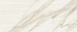 Ro'Ma Carrelage Carrelage effet Marbre 3D Blanc Calacatta Sublime Claw 120x50x0,85 cm Mat Venerio - Mur intérieur (vendu par carton de 1,8 m²) - R- Carrelage Mural Effet Marbre