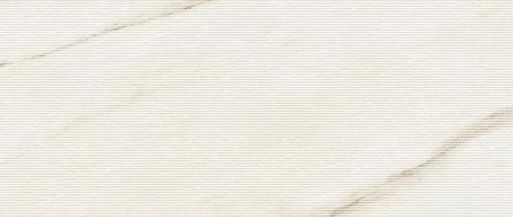 Ro'Ma Carrelage Carrelage effet Marbre 3D Blanc Calacatta Sublime Stripe 120x50x0,85 cm Mat Venerio - Mur intérieur (vendu par carton de 1,8 m²) -- Carrelage Mural Effet Marbre