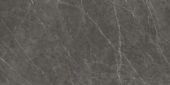 Ro'Ma Carrelage Carrelage effet Marbre Gris Ombre 240x120x0,9 cm Brillant Clarenza - Mur intérieur (vendu par carton de 2,88 m²) -- Carrelage Mural Effet Marbre