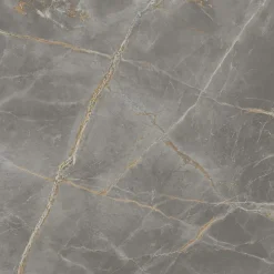 Ro'Ma Carrelage Carrelage effet Marbre Gris Titan 120x120x0,9 cm Brillant Montira - Sol et mur intérieur (vendu par carton de 2,88 m²) - RO'MA CAR- Carrelage Sol Pour Pièce À Vivre|Carrelage Sol Effet Marbre