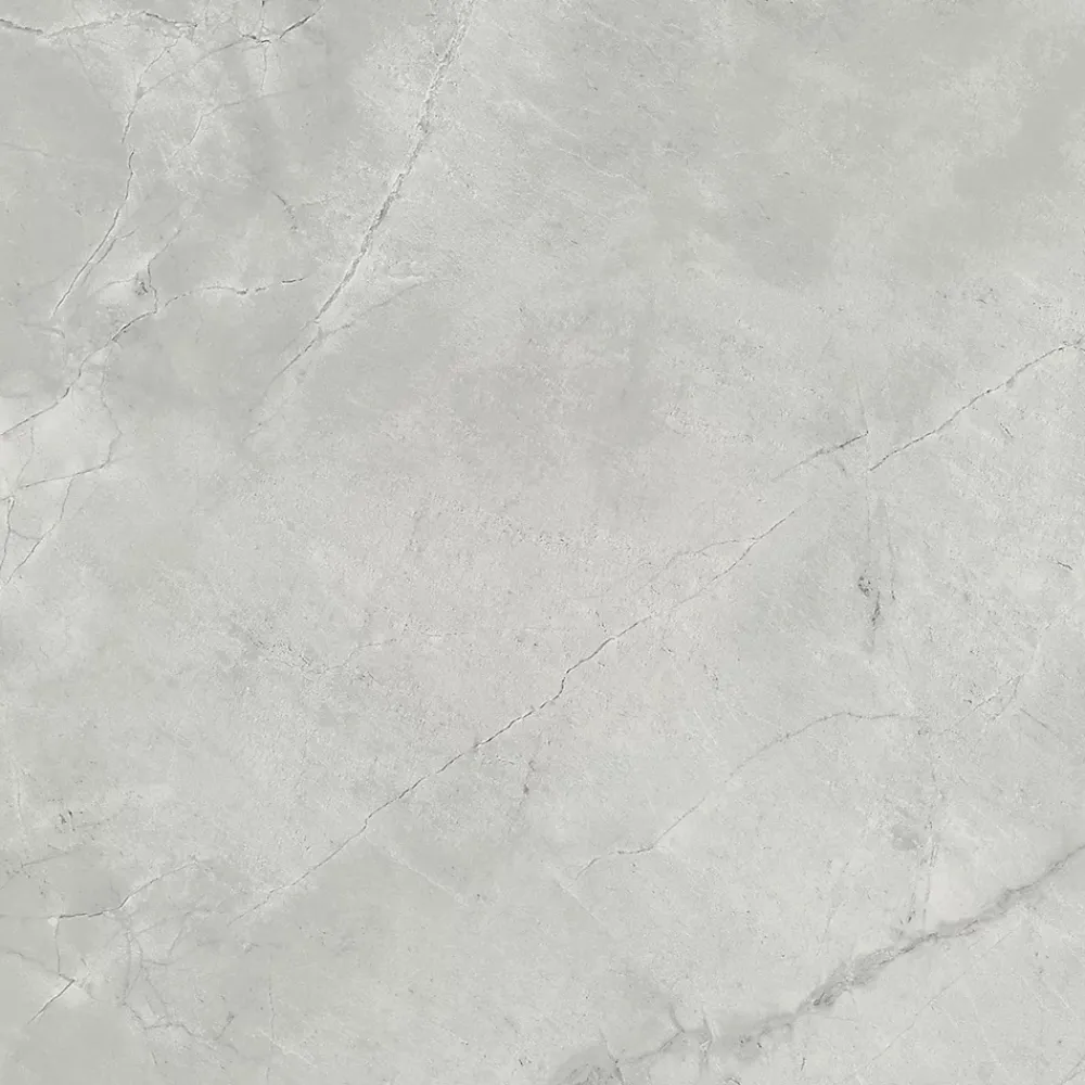 Ro'Ma Carrelage Carrelage effet Marbre Gris Mist 60x60x0,9 cm Brillant Montira - Sol et mur intérieur (vendu par carton de 1,08 m²) - RO'MA CARREL- Carrelage Sol Effet Marbre