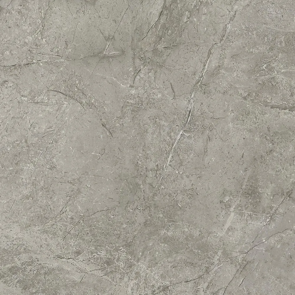 Ro'Ma Carrelage Carrelage effet Marbre Gris Royal 60x60x0,9 cm Brillant Orsiano - Sol et mur intérieur (vendu par carton de 1,08 m²) - RO'MA CARRE- Carrelage Sol Effet Marbre