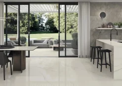 Ro'Ma Carrelage Carrelage Mural Pour Pièce À Vivre<Carrelage effet Marbre Gris Royal 278x120x0,6 cm Brillant Orsiano - Mur intérieur (vendu par carton de 3,336 m²) -