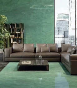 Ro'Ma Carrelage Carrelage Mural Effet Marbre<Carrelage effet Marbre Vert Smeraldo 278x120x0,6 cm Brillant Florenza - Mur intérieur (vendu par carton de 3,336 m²) - RO'MA CARRE