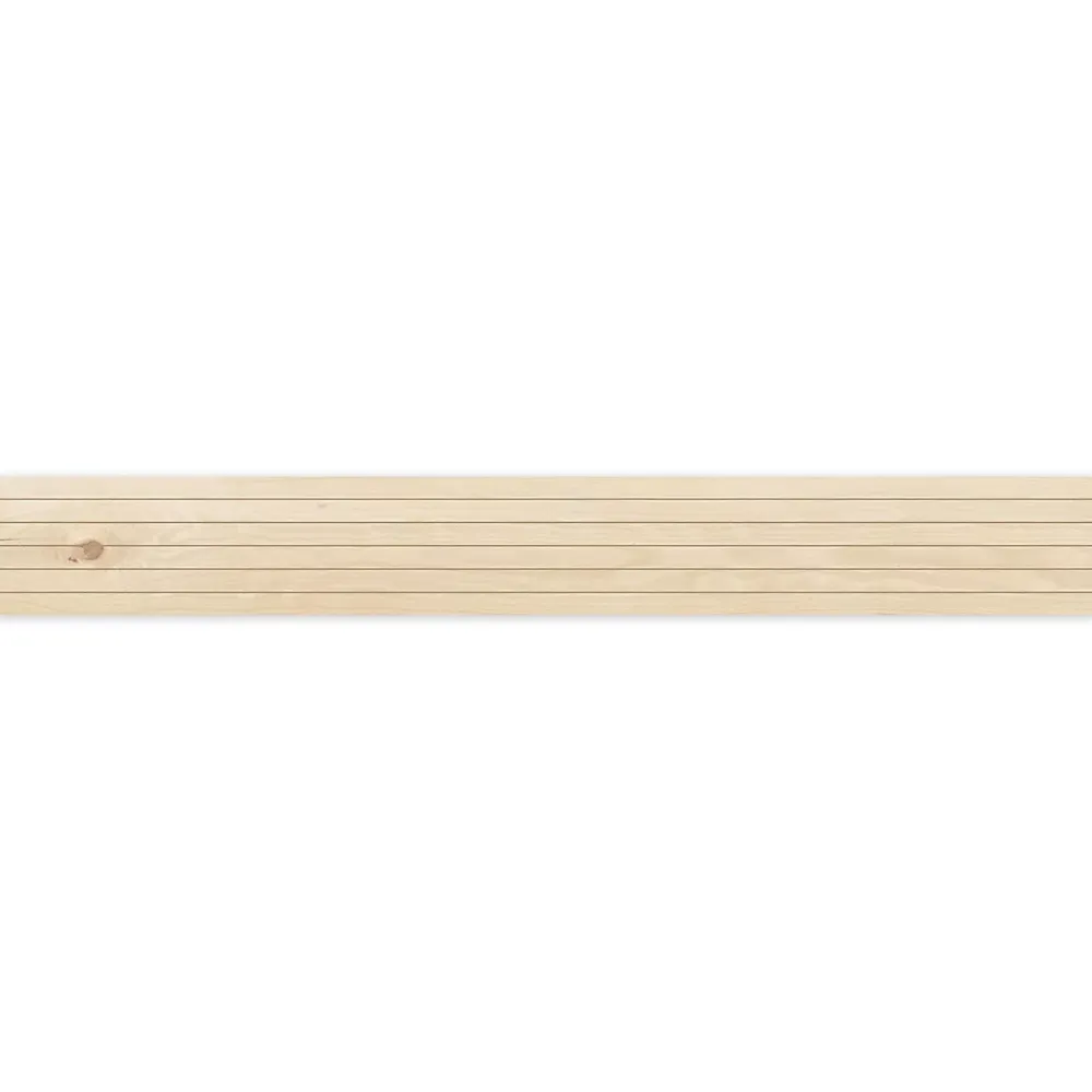 Ro'Ma Carrelage Carrelage effet Parquet Bois Hêtre Avorio Linea 150x18,5x0,9 cm Mat Rivaro - Sol et mur intérieur (vendu par carton de 1,11 m²) -- Carrelage Sol Effet Bois