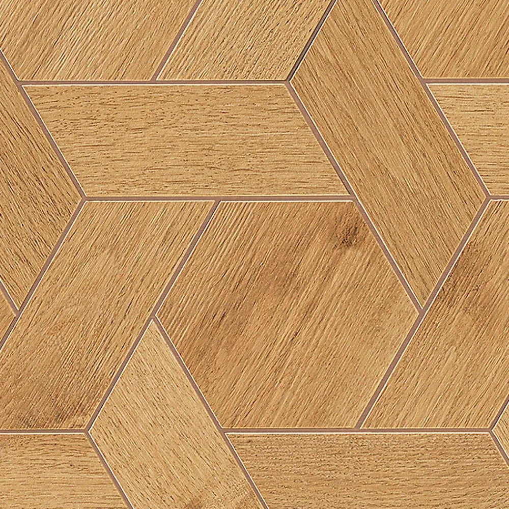 Ro'Ma Carrelage Carrelage effet Parquet Bois Chêne Brut Mix 40x34,6x0,95 cm Mat Lorenta - Sol et mur intérieur (vendu par carton de 0,83 m²) - RO'- Carrelage Sol Effet Bois